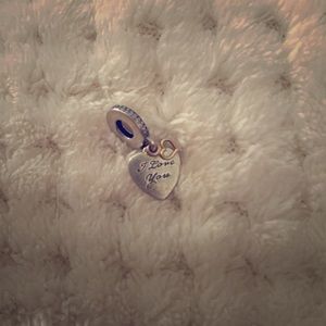 Pandora 14k Heart I Love You Dangle Charm